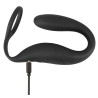 Black Velvets Cockring Plug Vibe Velvet 8 x 2.5cm